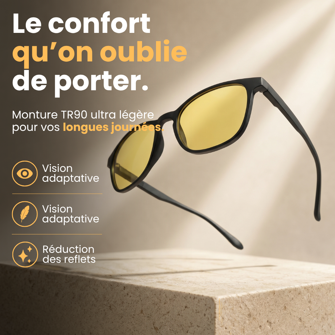 REEVR  — Lunettes photochromiques de conduite jour & nuit
