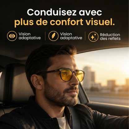 REEVR  — Lunettes photochromiques de conduite jour & nuit