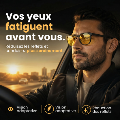 REEVR  — Lunettes photochromiques de conduite jour & nuit