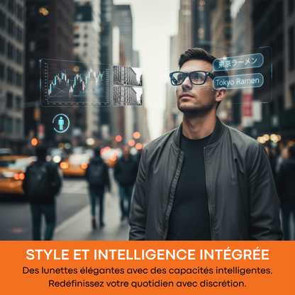 Lunettes Reevr intelligentes avec caméra AI